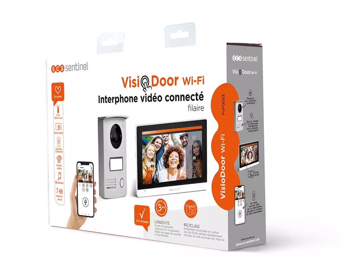 Videoportero inteligente con cable, VisioDoor Wi-Fi, VisioDoor Wi-Fi