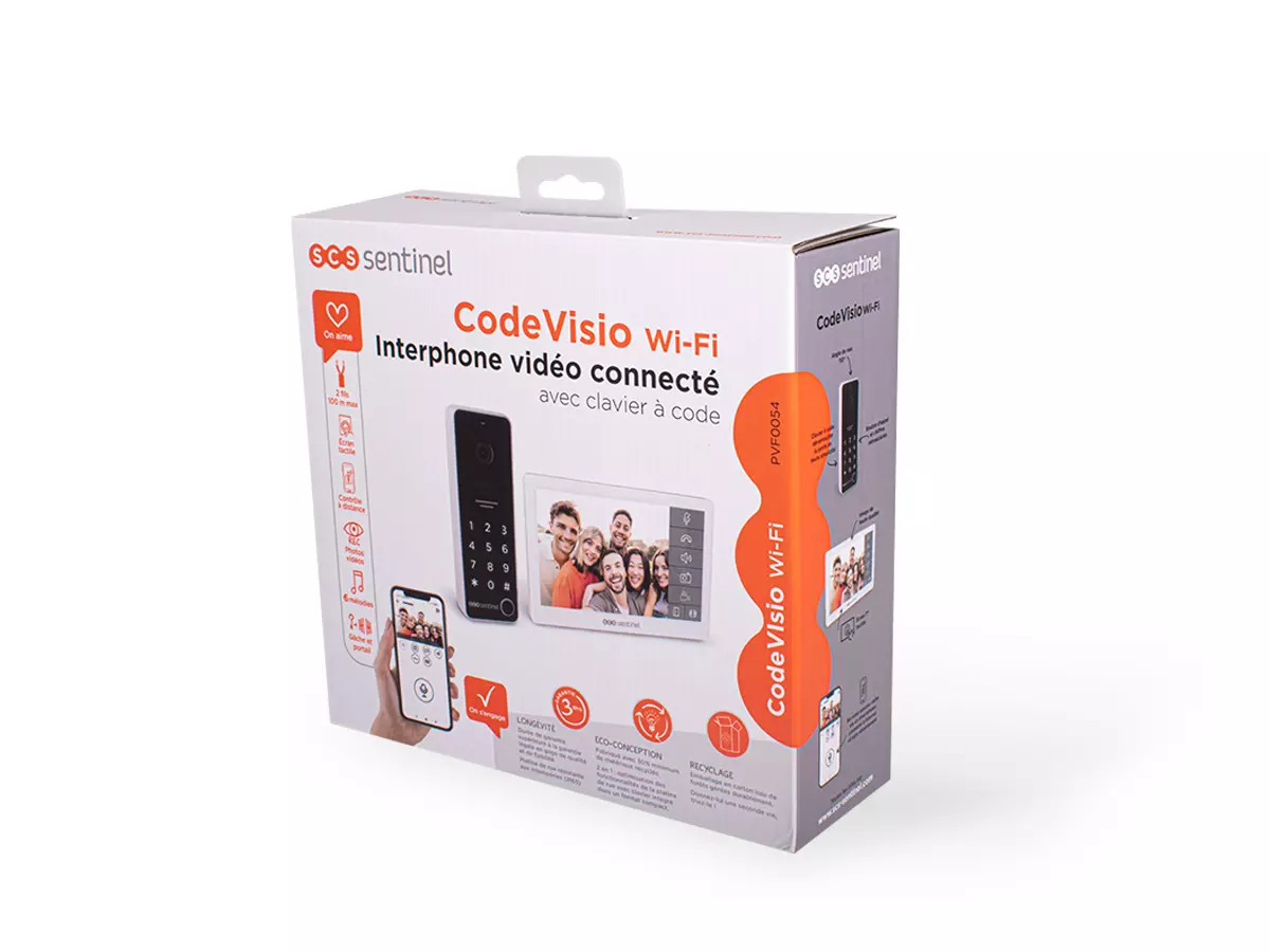 Videoportero inteligente con cable, CodeVisio Wi-Fi, CodeVisio Wi-Fi